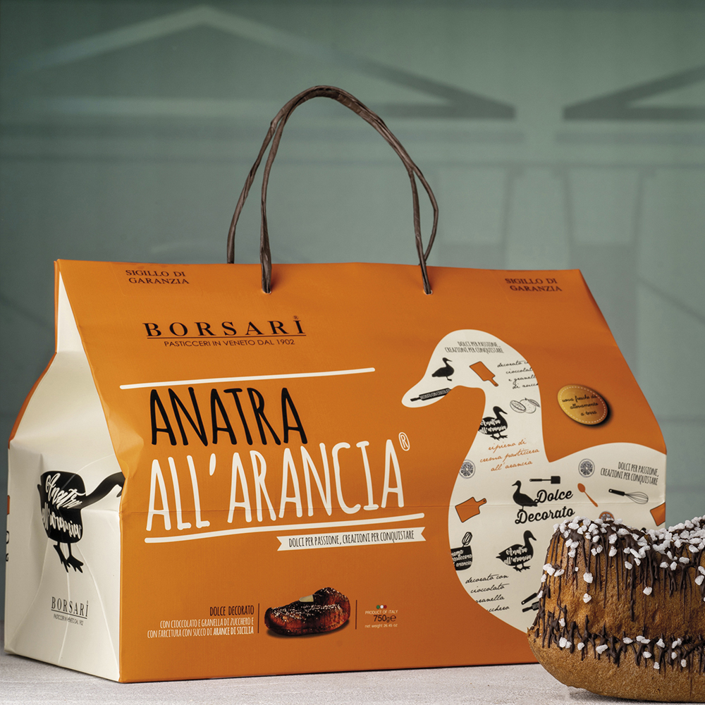 Anatra Arancia Shopper Borsari Specialità